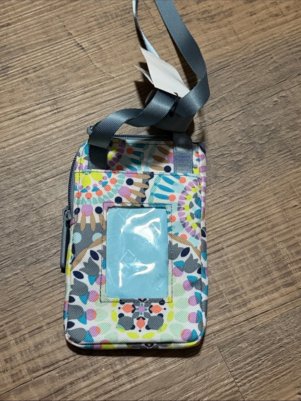 Vera Bradley Multicolor Geometric Floral Crossbody Phone Bag